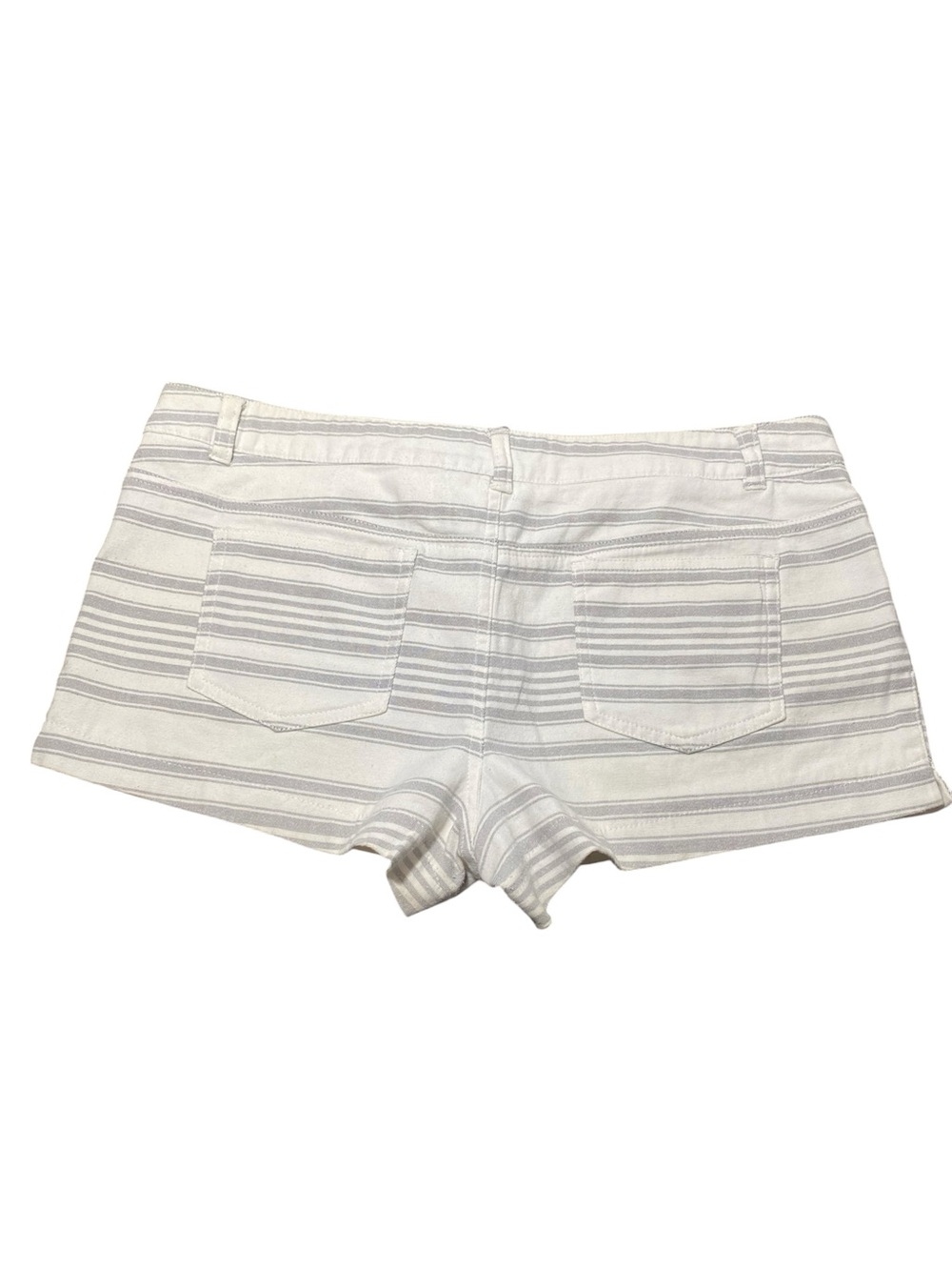 Guess Vintage Y2K Low Rise Women’s Striped Shorts Sz-28 - Picture 3 of 4